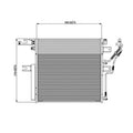 Replacement Condenser Has Built-in Transmission Oil Cooler-See Compatible Chart