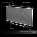 Aluminum Cooling Radiator DPI 2403 for Toyota Rav4 (2001–2005)