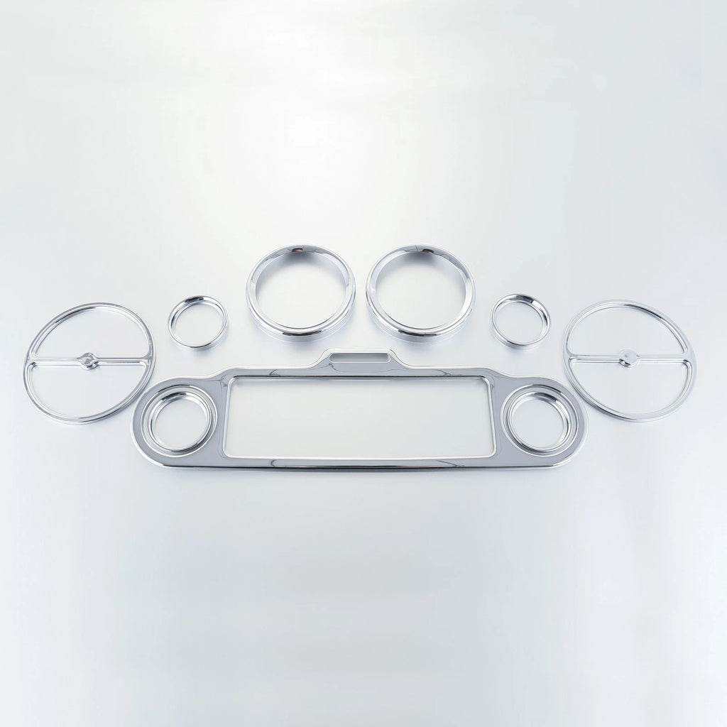 Radio Gauge Inner Fairing Trim Kit for Harley Electra Glide, Street Glide (1996–2013)