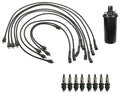 Ignition Wires & Spark Plugs Kit for Pontiac Executive, Chevy V8 (1 Coil, 8 Plugs)