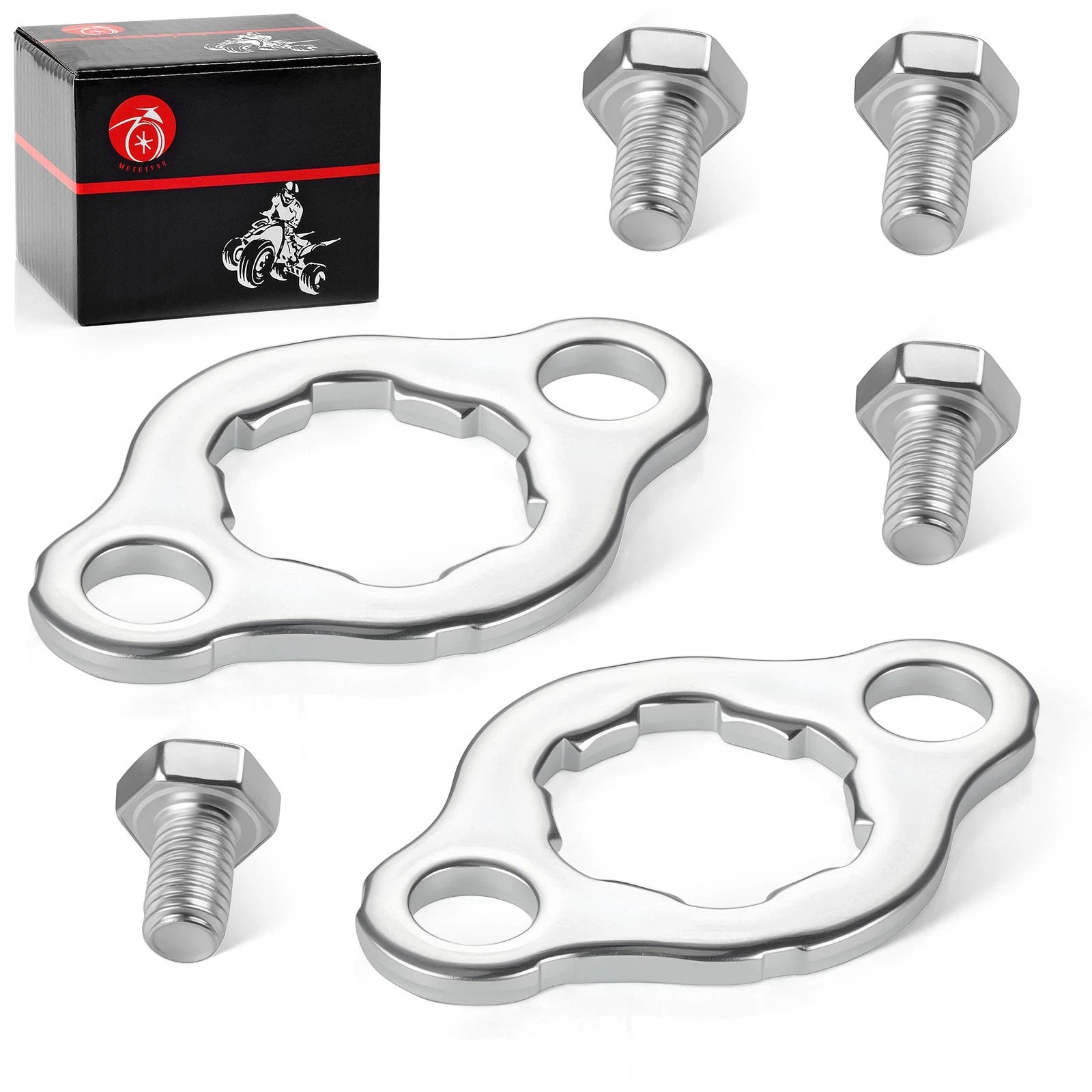 2X Engine Front Sprocket Retainer Plate w/Bolt 6X10 for Honda XR100R (1985–2003)