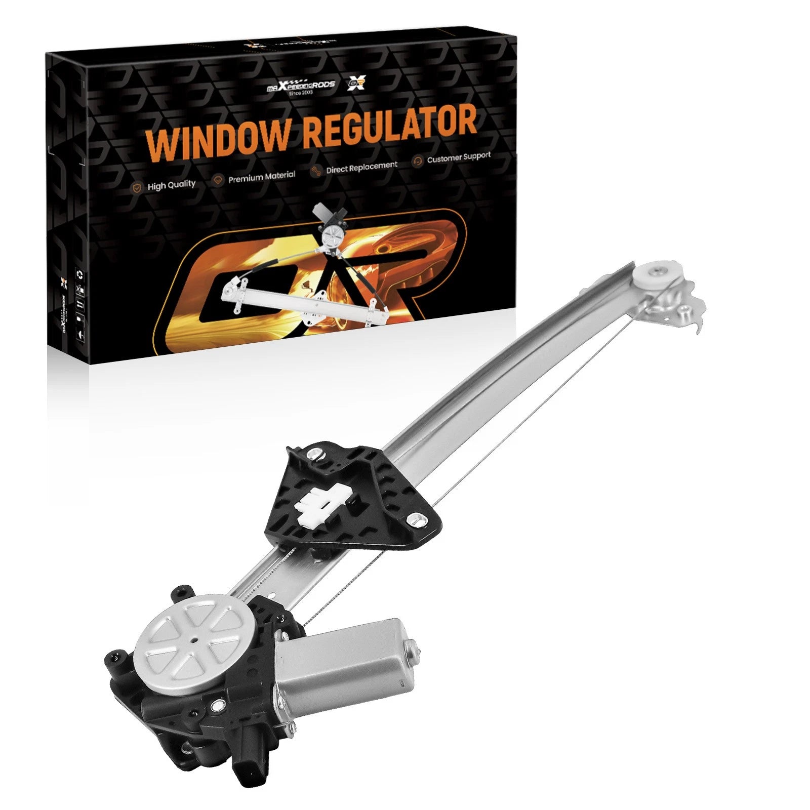 Rear Right Power Window Regulator with Motor for Honda Fit (2009–2014)