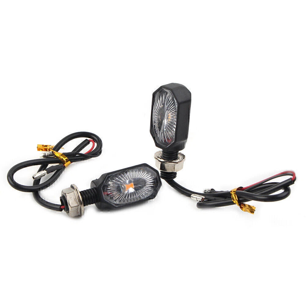 2Pcs LED Turn Signal Blinker for Mini Motorcycle (12V)
