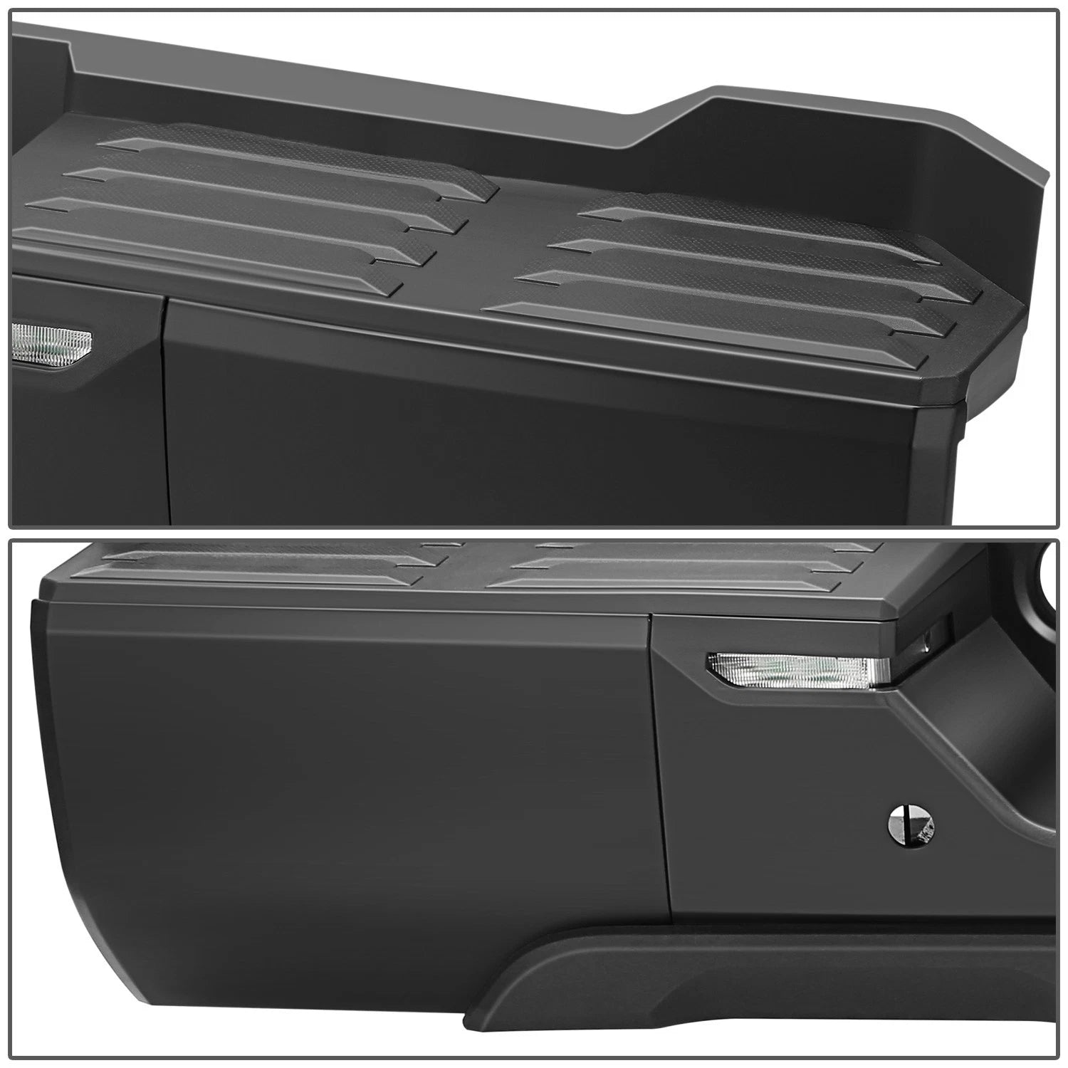 Rear Step Bumper for Toyota Tundra (2022–2026) w/ Sensor Holes & LED Lamp