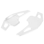 Pair Silver Tone Steering Wheel Shift Paddle for BMW F22 F23 F30 F31 F33 F34 (2012–2019)