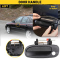 Exterior Door Handle for Nissan Sentra (2000–2006) Front Left Smooth Black