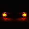 Set of 2 LED Fog Lights & Chrome Bezels for Kenworth T660 (2007–2017)