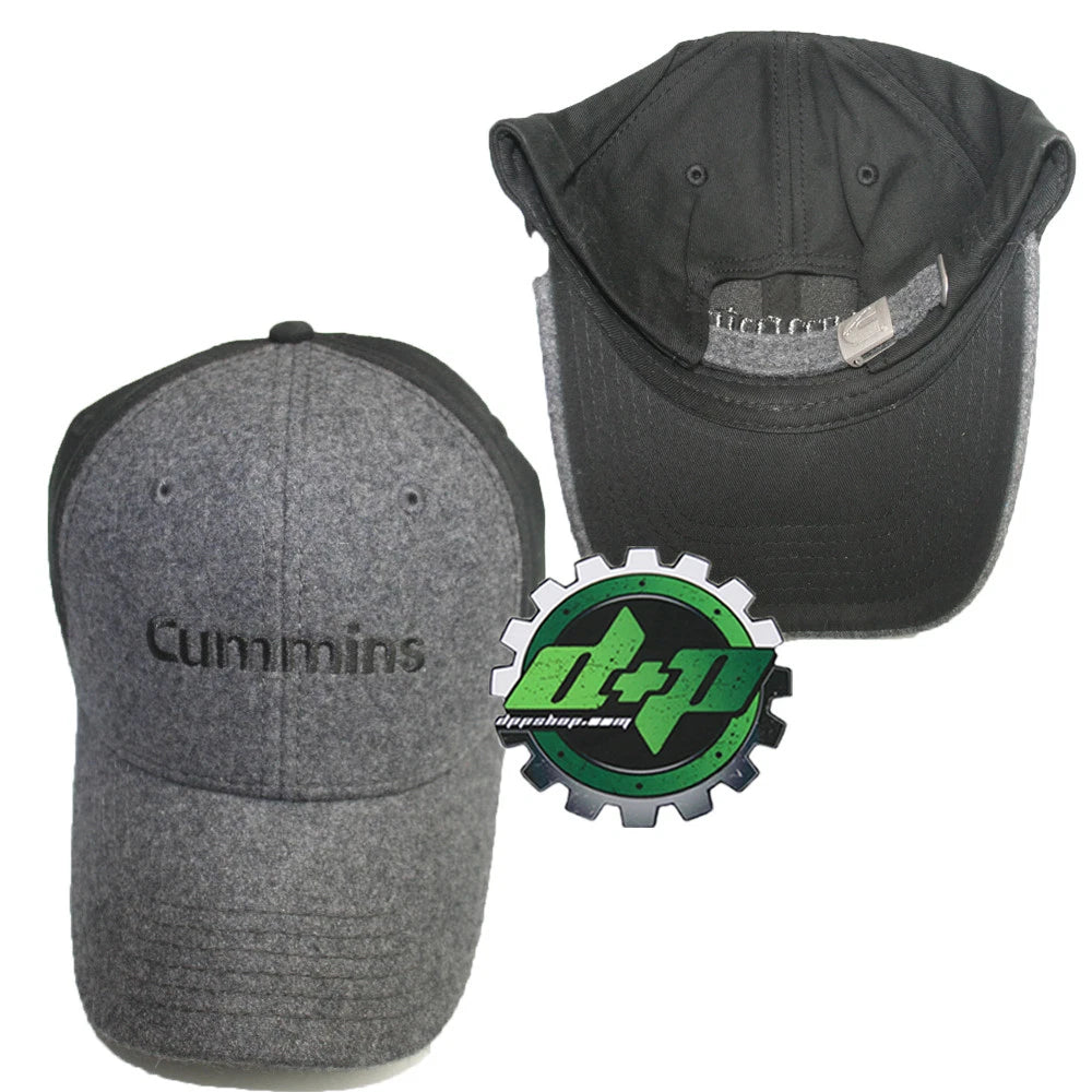 Cummins Bighorn Hat for Truck Diesel Gear Mega Cab Dually (Gray Wool)