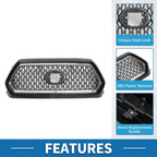 Front Hood Bumper Grille for Toyota Tacoma (2019–2020) Chrome