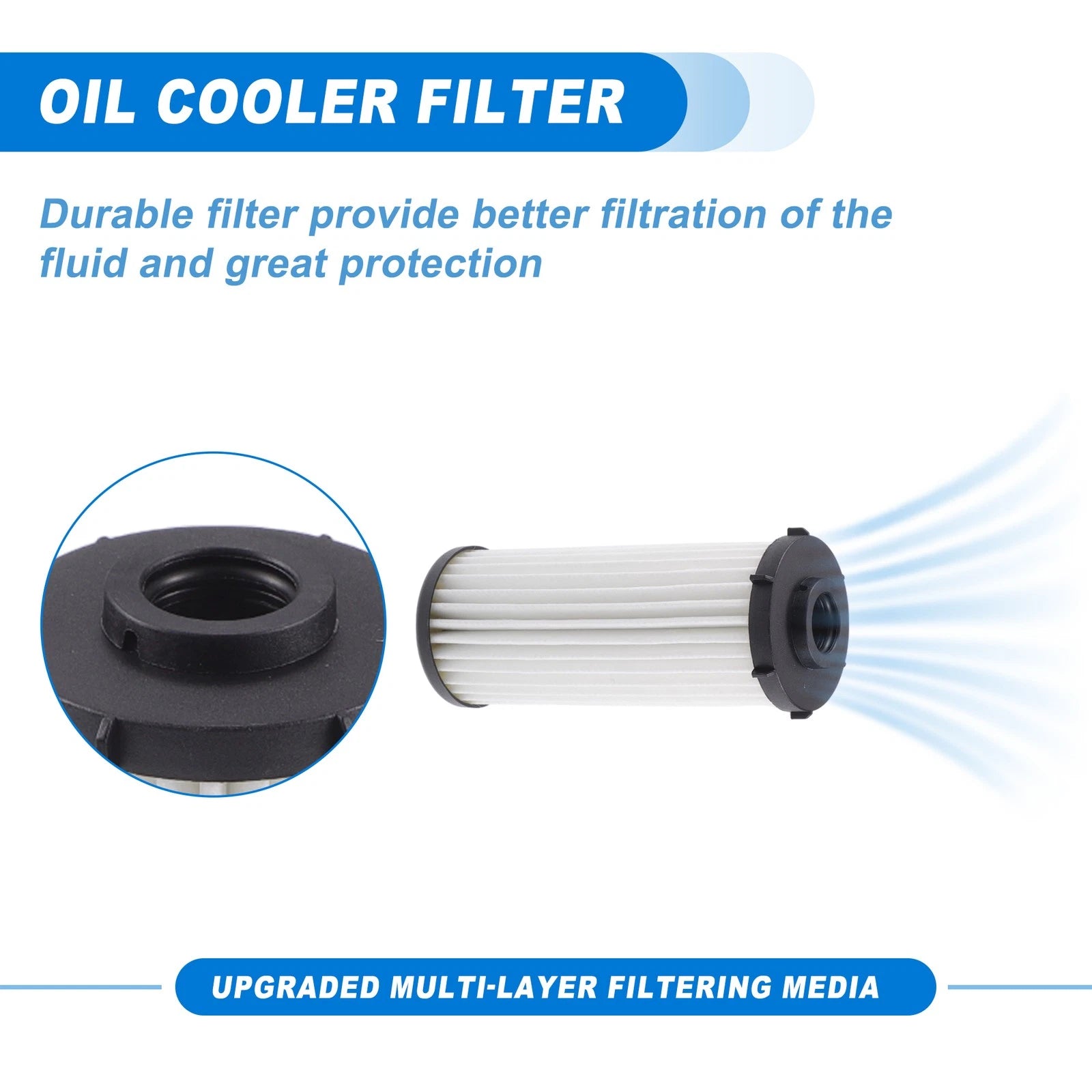 Automatic Transmission Oil Cooler Filter for Audi (No. 0BH325183B)