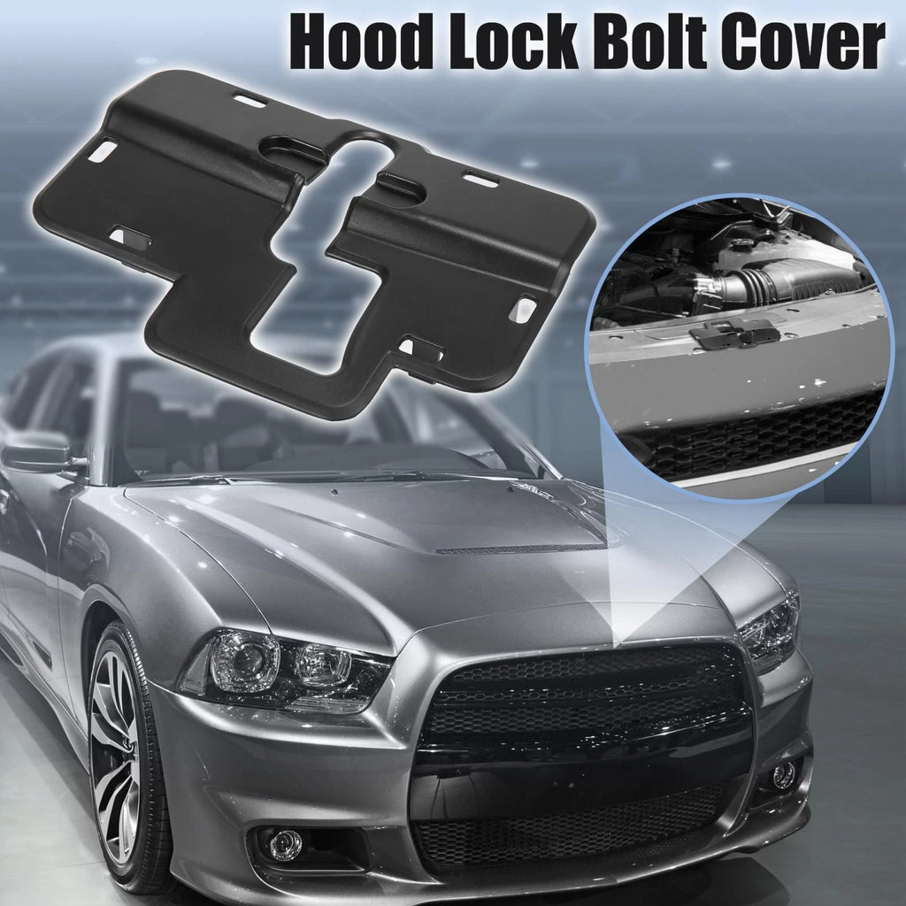 Front Hood Lock Bolt Cover Trim for Dodge Charger (2011–2020)