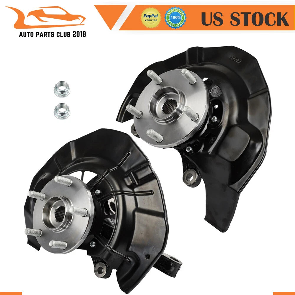2 Front Wheel Hub Bearings for Toyota Highlander (2004–2007)