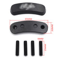 Black Mirror Block Off Base Plates for Kawasaki Ninja ZX-10R (2011–2015)