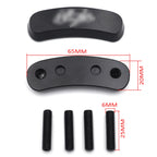 Black Mirror Block Off Base Plates for Kawasaki Ninja ZX-10R (2011–2015)
