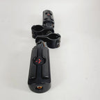 Foot Peg Mount for Harley (1.25" Black Engine Guard Crash Highway Bar)
