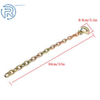 Set of 2 Trailer Safety Chains with Clevis Slip Hooks (26500lbs)