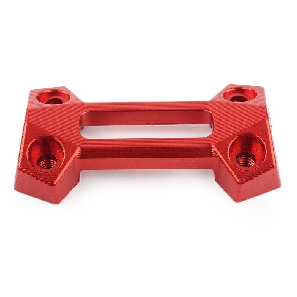 HandleBar Fat Bar Riser Mount Clamp Top Cover for Kawasaki Z900 (2017–2022) RED