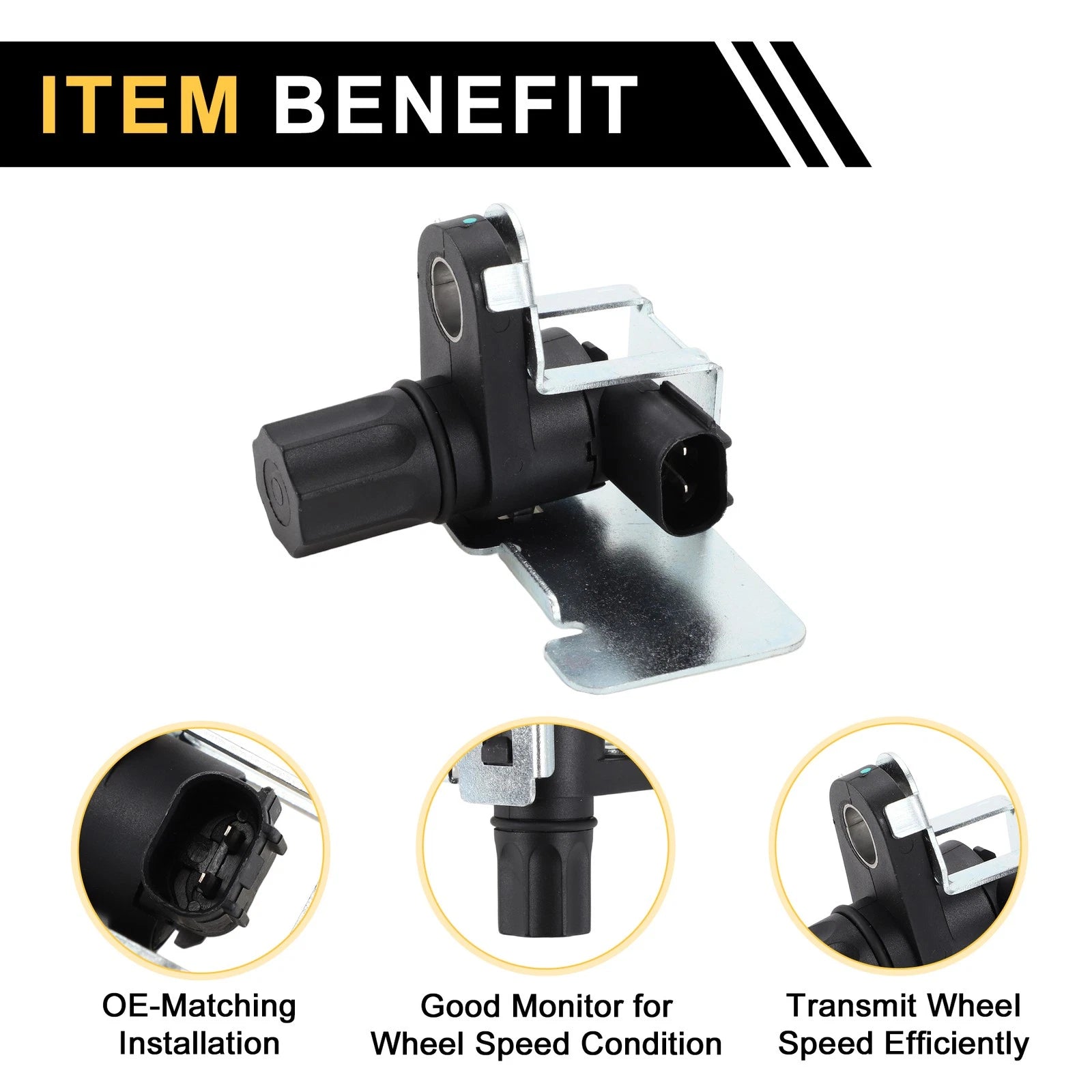 ABS Wheel Speed Sensor No. 5014787AA for Dodge Ram 1500 2500 