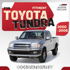 Front Bumper Face Bar for Toyota Tundra (2000–2006) Black Steel