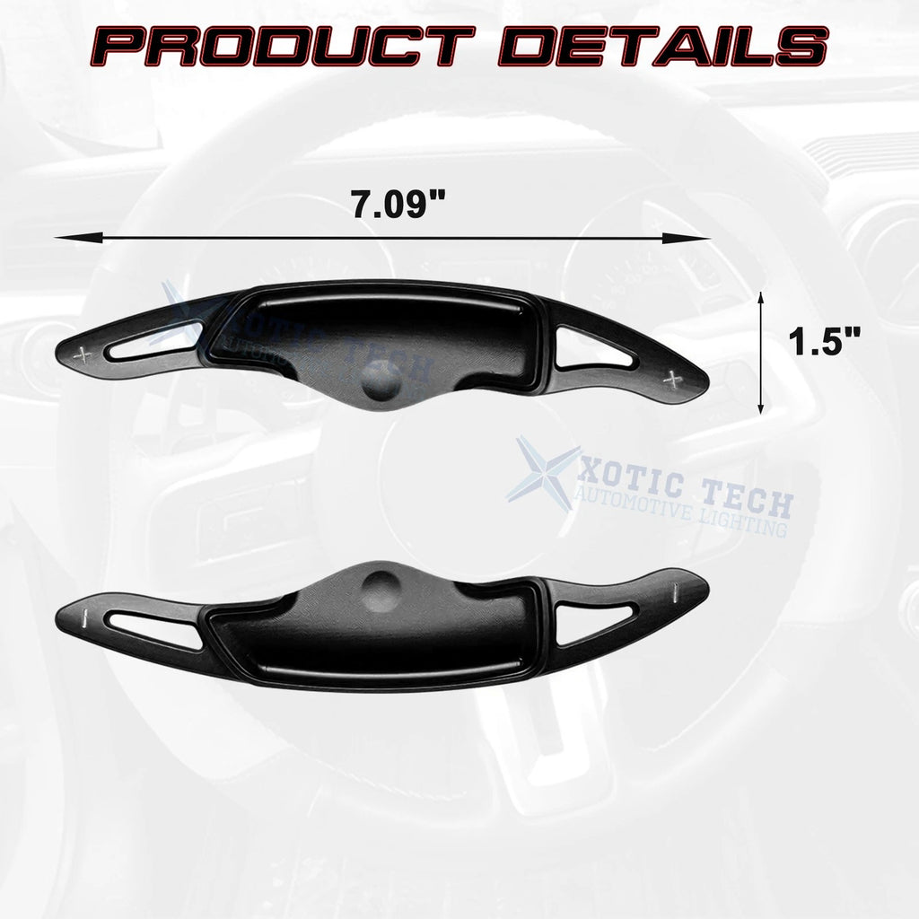 Black Aluminum Paddle Shifter Extension for Hyundai Sonata 2020-2023
