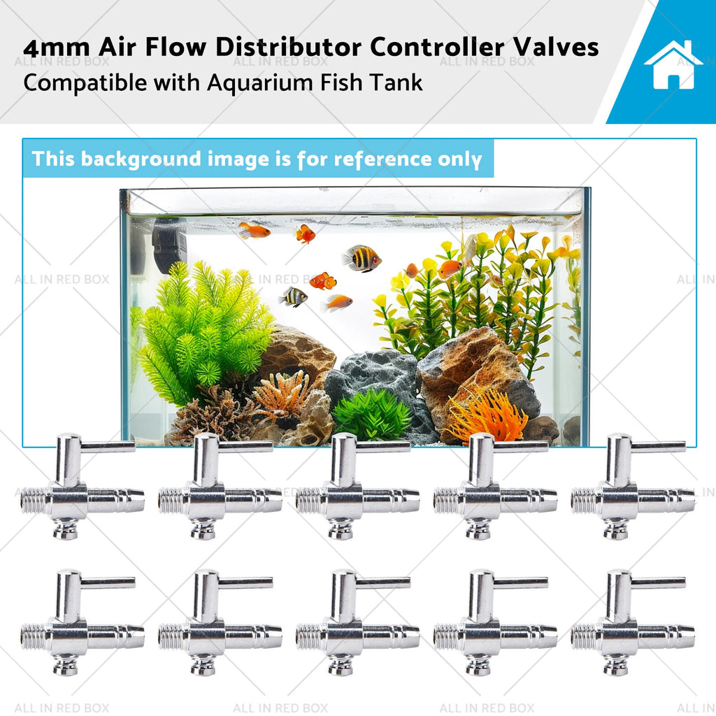 Air Flow Distributor Controller Valves for Aquarium Fish Tank (4mm)