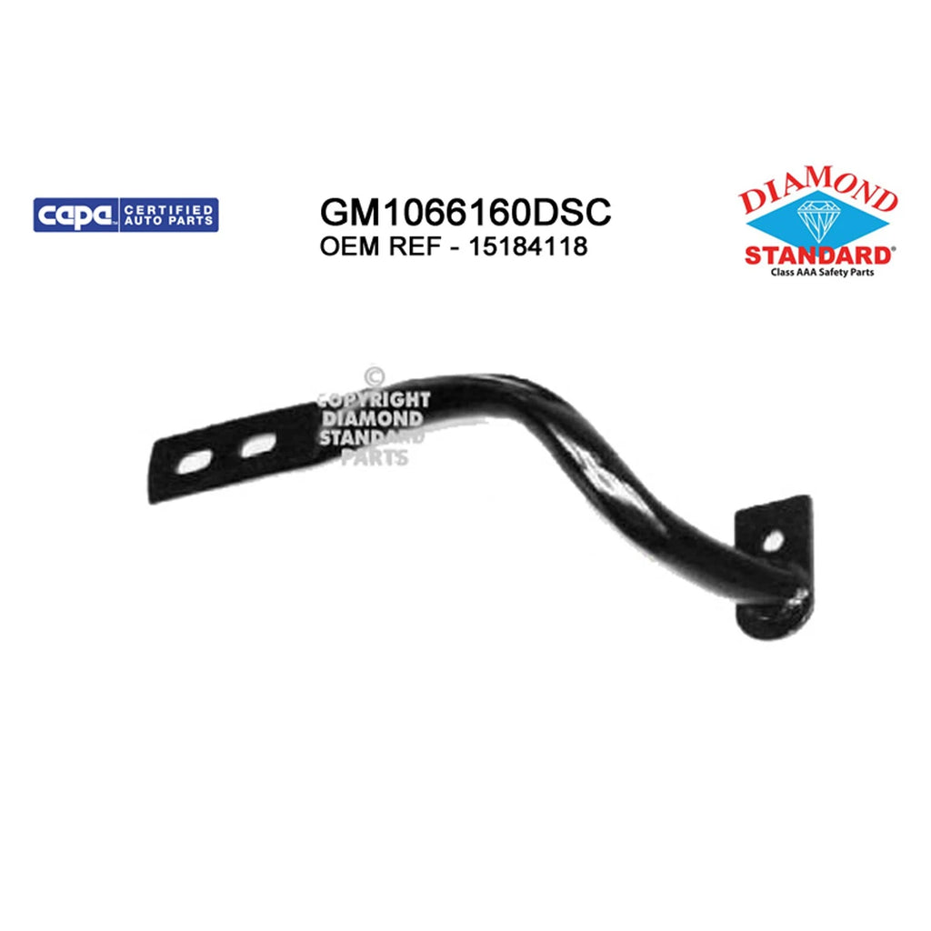 Replacement Steel Front Driver Side Outer Bumper Face Bar Brace