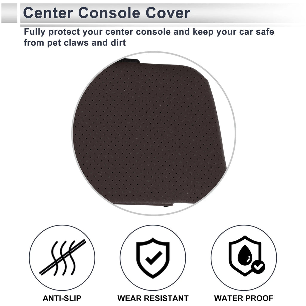 Set of 1 Center Console Cover for BMW X5 (2019–2024) Dark Brown