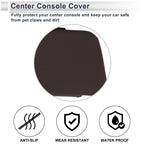 Set of 1 Center Console Cover for BMW X5 (2019–2024) Dark Brown