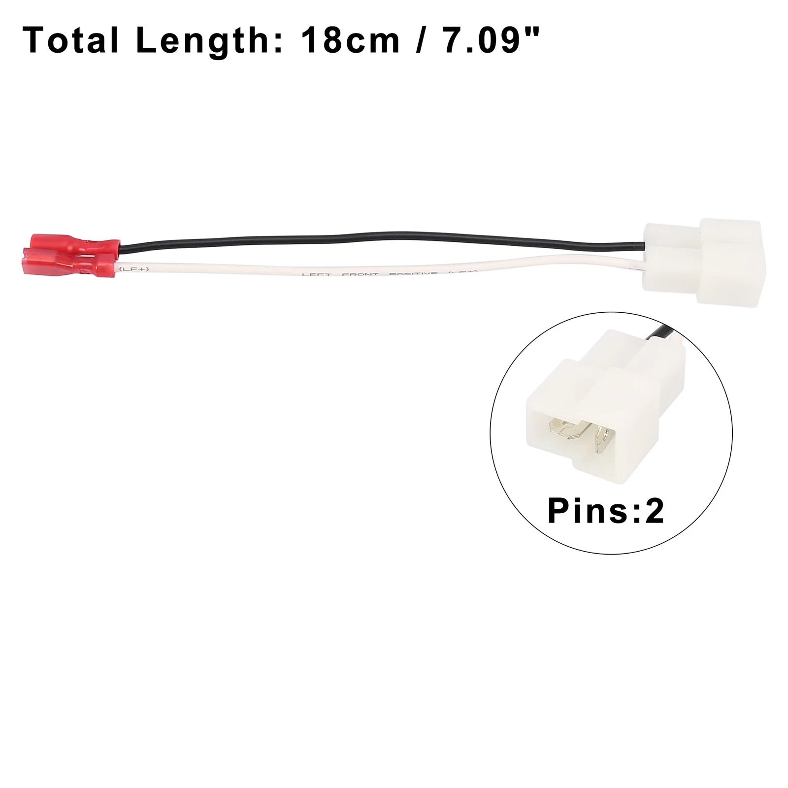Set of 2 Car Speaker Connector Harness Adapter 72-9301 for Toyota Pickup (1984–1988)