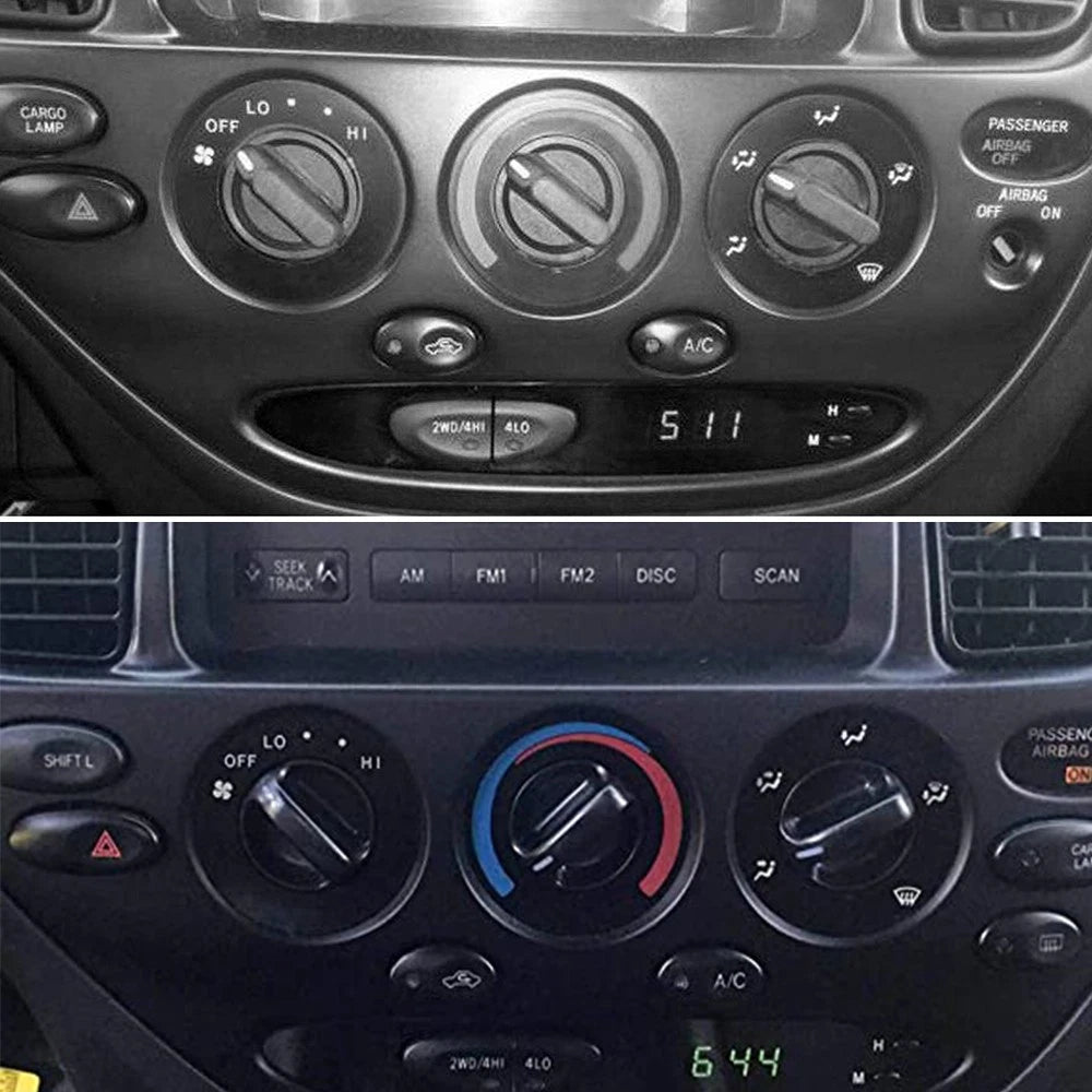 Set of 3 Control Knobs for Toyota Tundra (2000-2006)