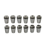 12Pcs ER20 Spring Collet Set for CNC Milling Lathe (Compatible Models)