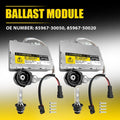 2X 85967-33010 Xenon Ballast HID Igniter for Mazda 6, Porsche Boxster (–)