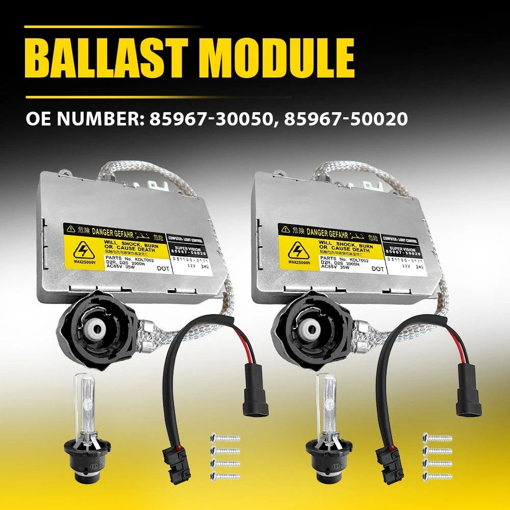 2X 85967-33010 Xenon Ballast HID Igniter for Mazda 6, Porsche Boxster (–)