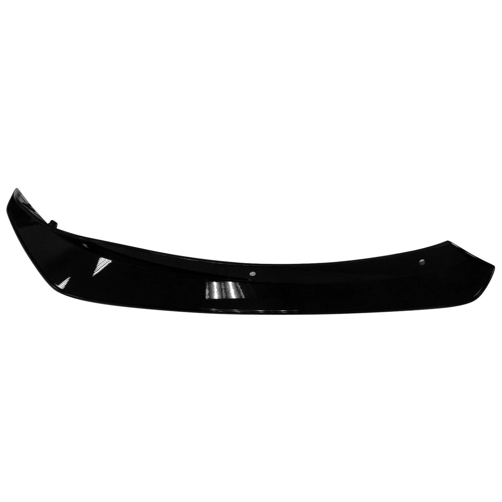 Replacement Black Polypropylene Front Driver Side Lower Spoiler