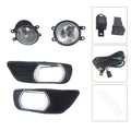 Clear Lens Fog Driving Lights Kit + Switch for Toyota Camry (2007–2009)