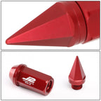 20Pcs J2 7075 Forged Aluminum M12x1.25 Spiky Cap Lug Nuts for Universal