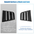 2 x Rear Window Louvers for Dodge Charger 2011-2021 Air Vent Scoop Shades