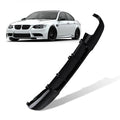 Gloss Black Rear Diffuser for BMW E90 E91 M Sport 2005-2013 PP Twin Exhaust
