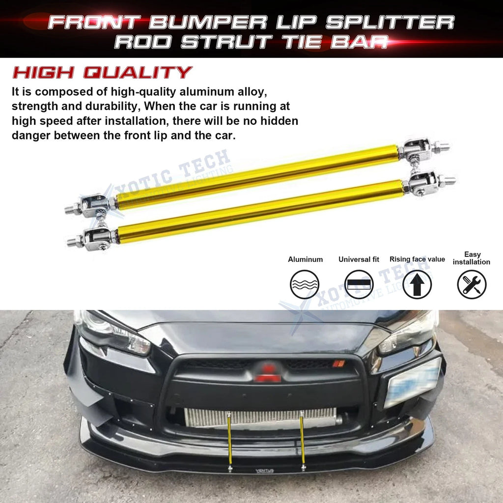Aluminum Bumper Stabilizer Splitter Strut Rod for Ram Lincoln (2009-2018)