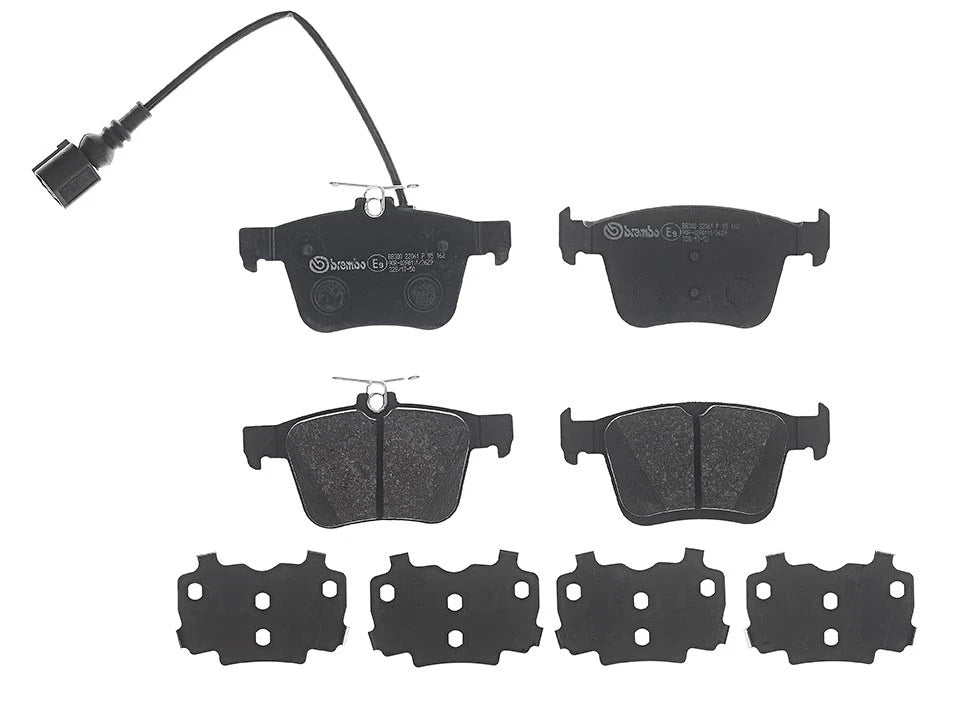 Set of 4 Brembo Rear Low Metallic Disc Brake Pads P85162 for Audi RS3 TT Quattro (2018–2020)