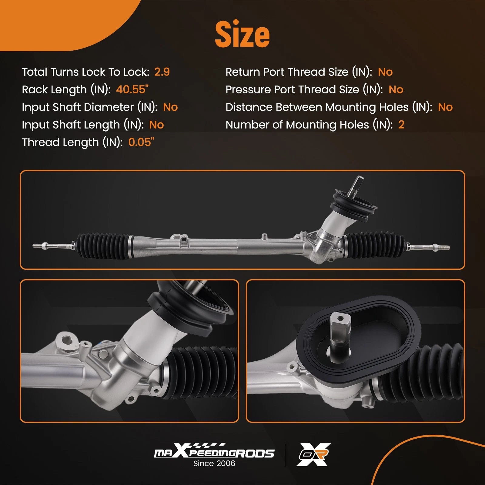 Complete Steering Rack & Pinion for Nissan Tiida Versa (2009–2014) 48010-EM30B