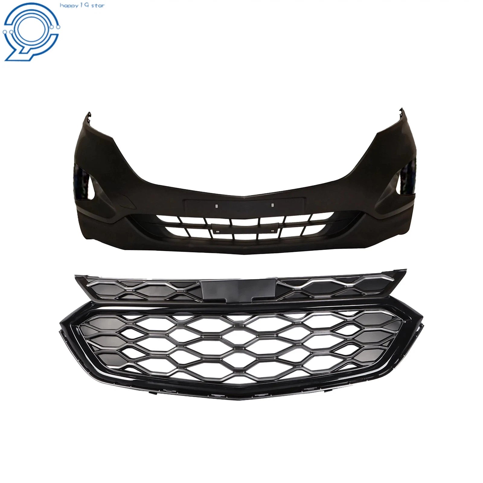Front Bumper Cover and Grille for Chevy Equinox (2018–2019)
