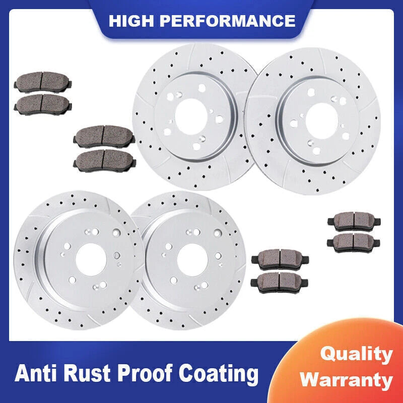 Drilled Rotors & Brake Pads for Honda Odyssey (YYYY–YYYY)