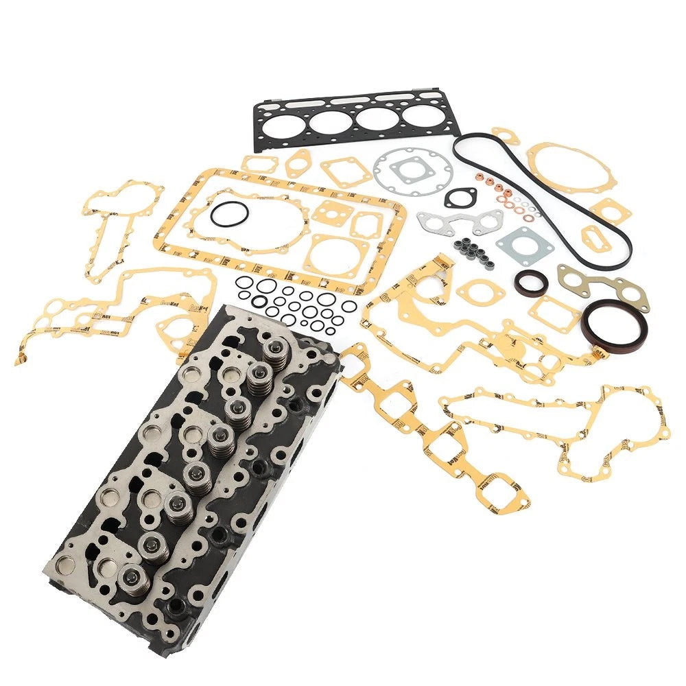 Complete Cylinder Head with Gasket Kit for Kubota Bobcat