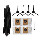 Main Brush, 4 Dust Bags, 4 Side Brushes Kit for Eufy Omni C20 (2019–2023)