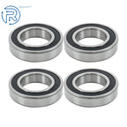 Set of 4 6210-2RS 50mm Inner Dia Deep Groove Ball Bearings