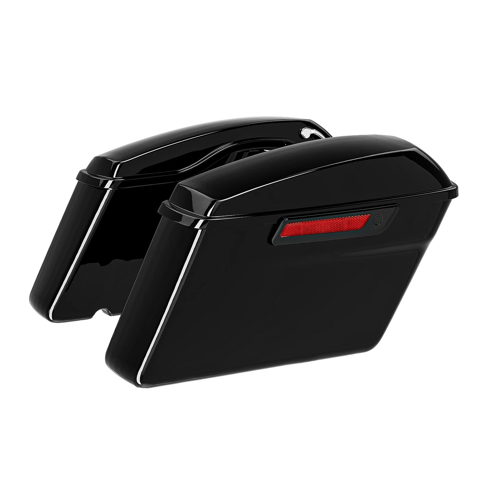 Hard Saddle Bags with Conversion Brackets for Harley Softail Fatboy (1984–2017)