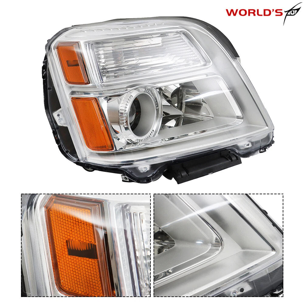 Headlight Assembly for GMC Terrain (2010–2015) Right Side with Bulb