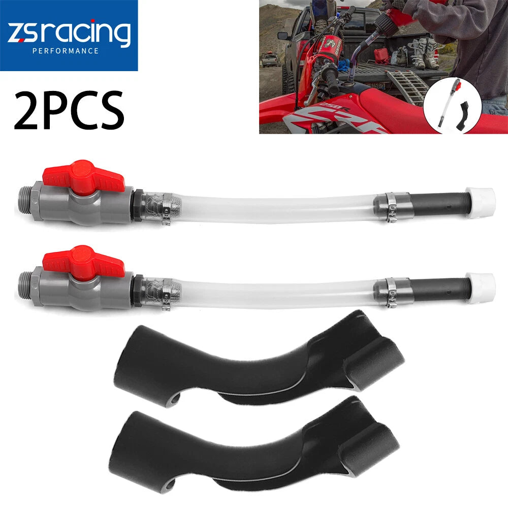 Set of 2 Fuel Jug Hose Benders for Racing Fuel Jugs