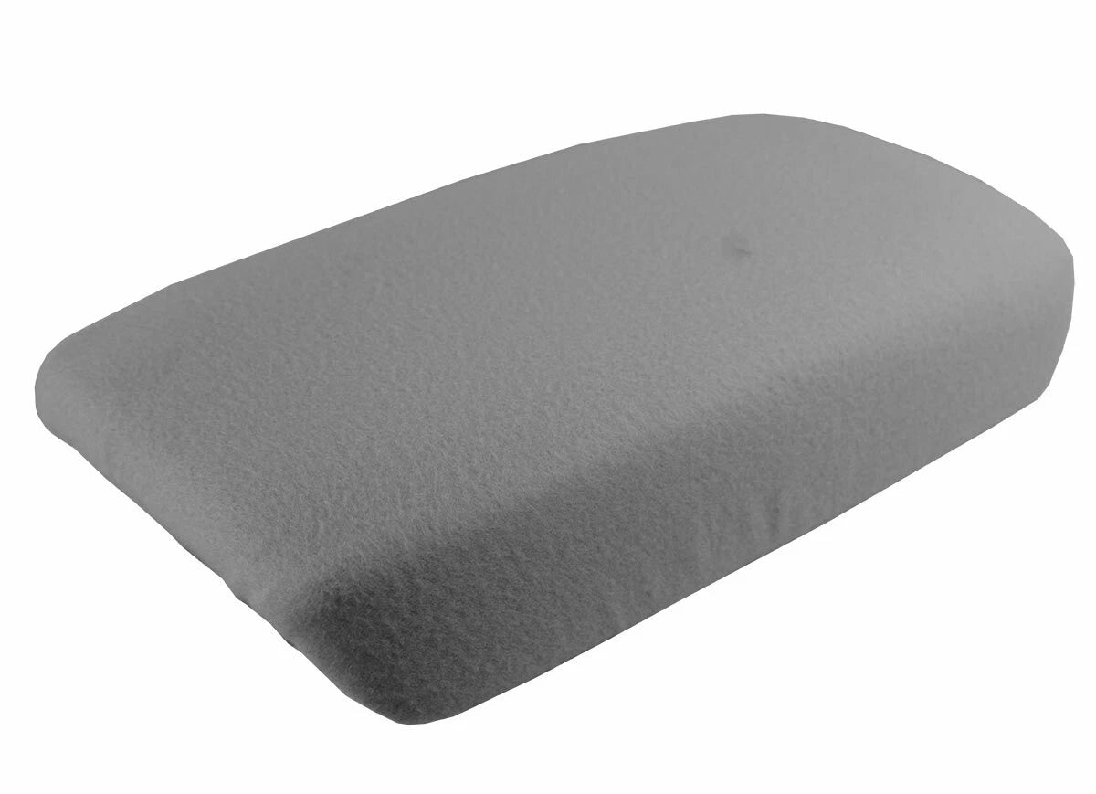 Fleece Console Lid Armrest Cover for Acura TSX (2009–2014) Gray